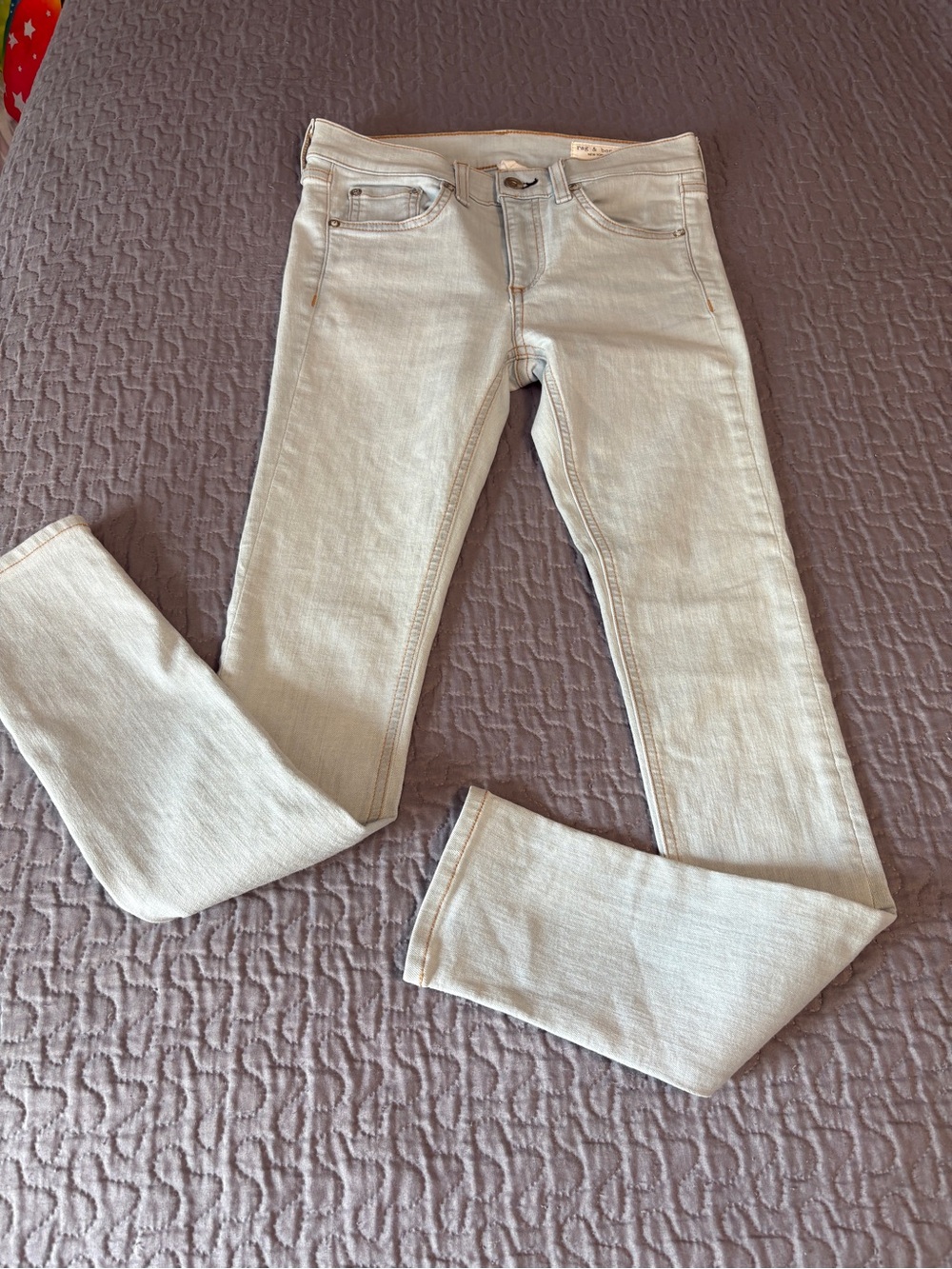 Rag & Bone Skinny Jeans Women’s Size 26 Light Wash Stretch Denim